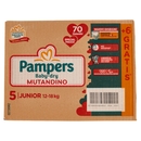 Pampers Baby-dry Mutandino Junior 70 + 6 pz